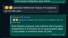 oscar's boss lady mary gives sloppy blowjobs while i film her juicy ass