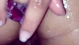 hot latina bride takes huge cock deep anal assfucking in bathroom with natural tits bouncing wildly