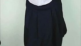 high school girl sneaks out back riding fake cock on leaked homemade clip