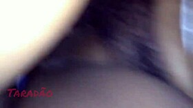 boldly banging that juicy big black ass with massive ebony cock and saggy natural tits bouncing hard