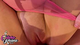 Pov fucking raw creampie inside curvy british blonde college teen with lingerie and stockings