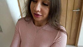 she runs to me with handcuffs opens legs for rough doggystyle pounding 😏