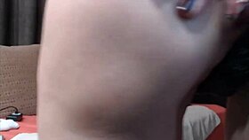 Mature Monica Leigh teases pussy and feet fetish style