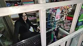 This colombian slut neighbor begs for cock like crazy