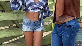 massive bbc seduces curvy hotwife boss craving farm creampie thrill