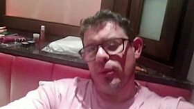 Milf takes double creampie anal from two big cocks while cuckold watches with big natural tits bouncing