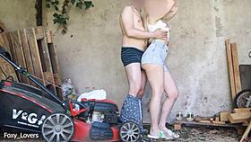 i couldn't resist cheating with the hot gardener right in the backyard while hubby's away