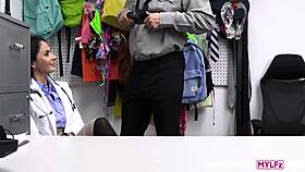 naughty doctor fucks hot milf patient in office