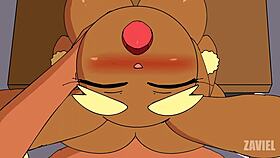 lovely lopunny schoolgirl deepthroats big black cock 🍆💦 interracial fun!