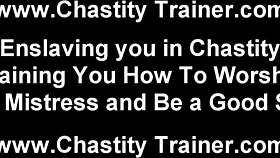 listen up i'll lock your cock in chastity tight