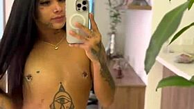 wanna see this transsexual tease her huge cock slowly?