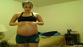 Pregnant Tori Taylor Teases in Blue Shorts!