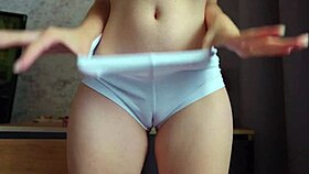 See my perfect cameltoe pussy?