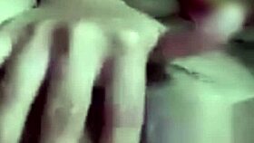 Three Explosive Cumshots in Steamy Bedroom Video Call with Pretty Hijab Girlfriend