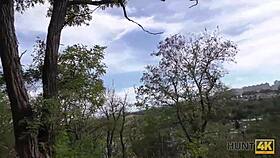Hunt4k naughty girl loves anal cash fuck outdoors with old stud.