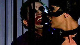 katwoman jennifer dark sneaks into prison for bisexual cage threesome