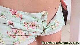 oh god my teen ass gapes wide from amateur monster cock stretch!