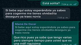 oscar's boss lady mary gives sloppy blowjobs while i film her juicy ass