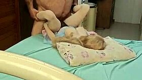 Blonde Hottie Craves Older Stud Making Her Squirt Hard