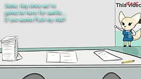 I'm obsessed with Fenneko and Haida's steamy office anal fuck fest