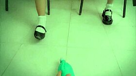 Hey girls, hormones raging, let's experiment in the living room trio