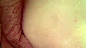 mmm peterwolfe stretches wide with huge pierced shower dildo 💦