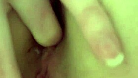 Watch This Russian Brunette's Dirty Talk Masturbation Frenzy!