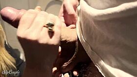 he invites me into the crowded club toilet for a thrilling private reward