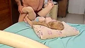 Blonde Hottie Craves Older Stud Making Her Squirt Hard