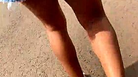 Cute latina teen sneaks out after school for public anal fuck with horny construction worker