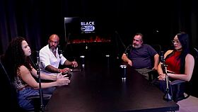 binho ted stuffs cock deep in lesbian mouth play on sheer red