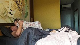 wakin up to best homemade morning fuck with her natural tits bouncin wild