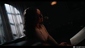 ever been seduced by a sexy blonde vampire femdom in gothic manor licking your slave pussy?