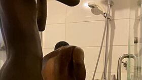 Muslim BBW ass shakes as young stud fucks pregnant pussy hard