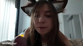 sex vlog babe WAKES him with sloppy BLOWJOB then RIDES dick hard