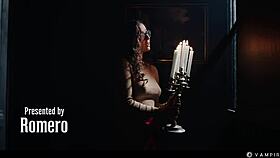 ever been seduced by a sexy blonde vampire femdom in gothic manor licking your slave pussy?