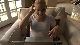 Ally slips into bath with lover for steamy cowgirl ride right there