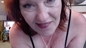 curvy redhead worships bbc rides to orgasm in lingerie