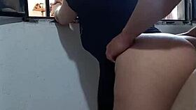 The unfaithful fiancee bends over for intense doggystyle creampie pov sex