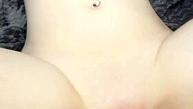 Hey, check out this horny amateur slamming dildo deep in POV