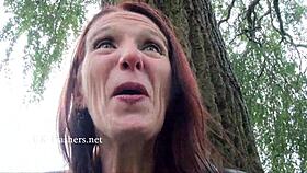 hey watch this skinny tattooed granny flash nude in public parks?