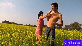 Branislava And Filip Enjoy Outdoor College Fun