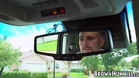 whoa busty ebony ms yummy rides cock doggystyle in car