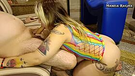 Hot blonde deepthroats wet then facial cumshot 💦😍