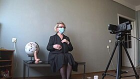 filming my mature teacher's intense anal-vaginal pawg penetration lesson