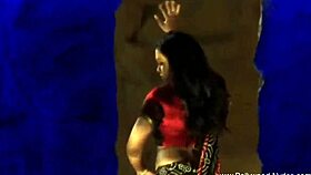 sensual indian beauty dances nude teasing erotically