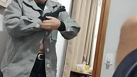 Safada redhead teases hubby then invites neighbor to shave wet pussy 😈💦