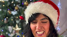 Aaliyah Yasin, ready for my juicy Christmas pussy striptease?