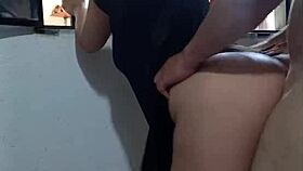 The unfaithful fiancee bends over for intense doggystyle creampie pov sex