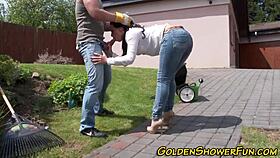 slut, ready for my golden shower drenching your fetish cravings?